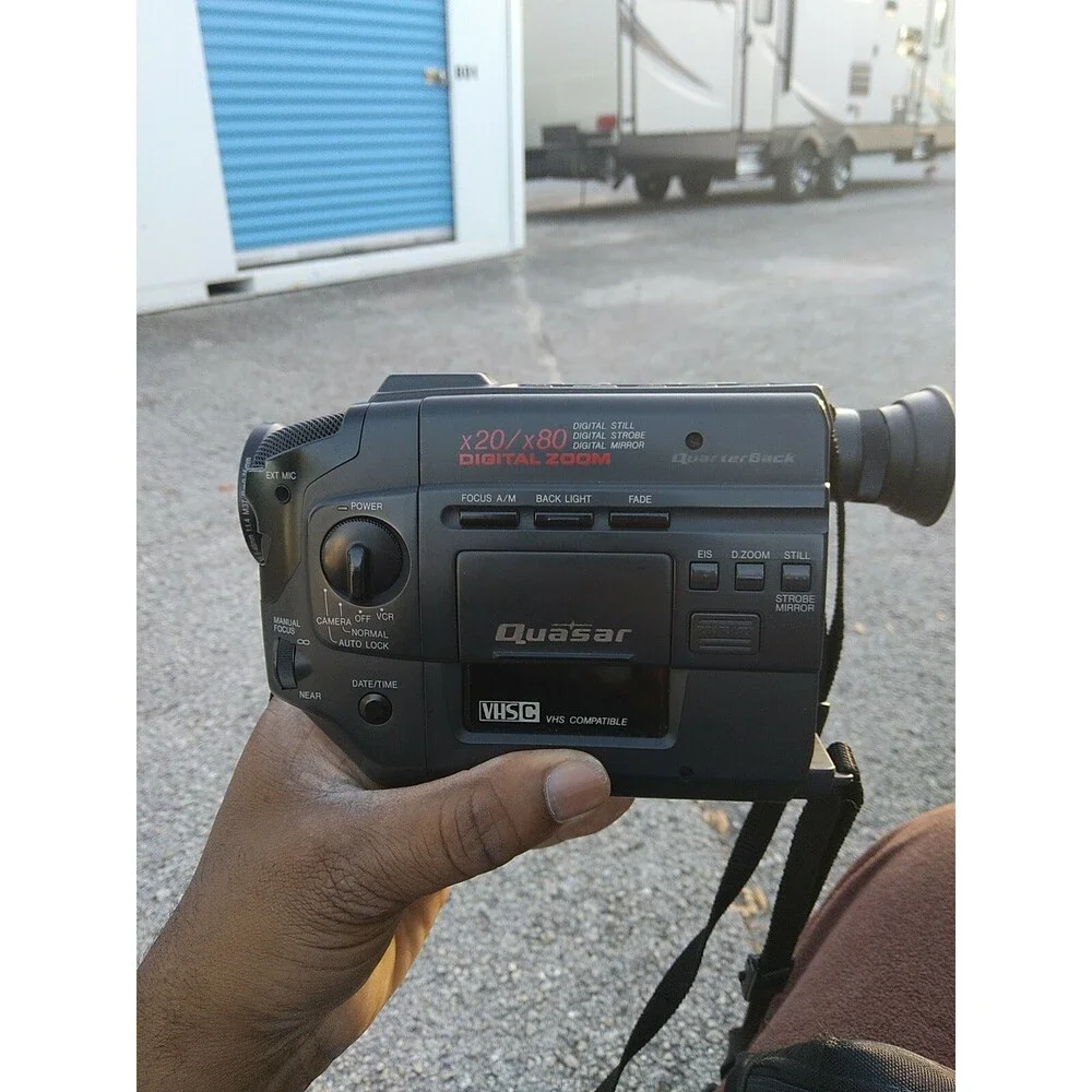 Quasar VM-525 VHS-C Camcorder Palmcorder Analog Recorder No Changer